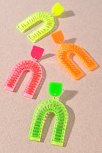 Load image into Gallery viewer, Neon Thread Wrap Earrings
