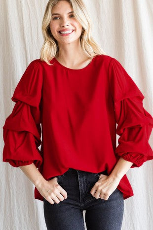 Red Rose Blouse