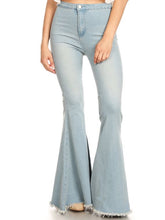 Load image into Gallery viewer, Bell Bottom High Waist Denim Jeans Flare Pants
